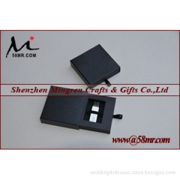 Drawer USB Boxes Wedding Package Gift Box Holder with Magnet Closure